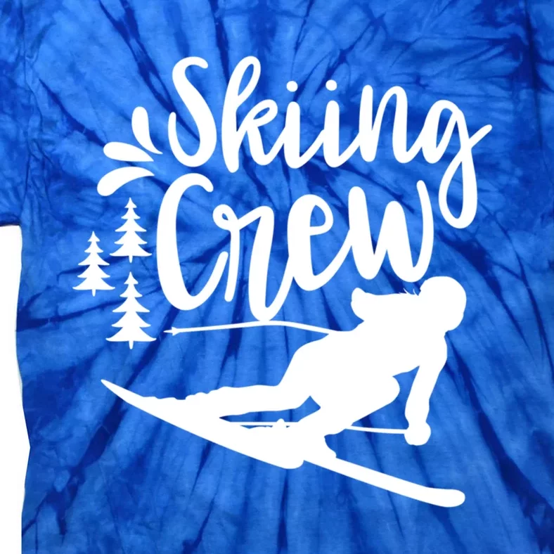 Skiing Crew Ski Winter Sports Skier Skiers Cute Gift Tie-Dye T-Shirt