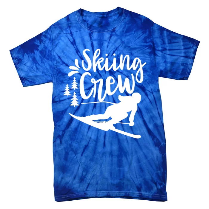 Skiing Crew Ski Winter Sports Skier Skiers Cute Gift Tie-Dye T-Shirt