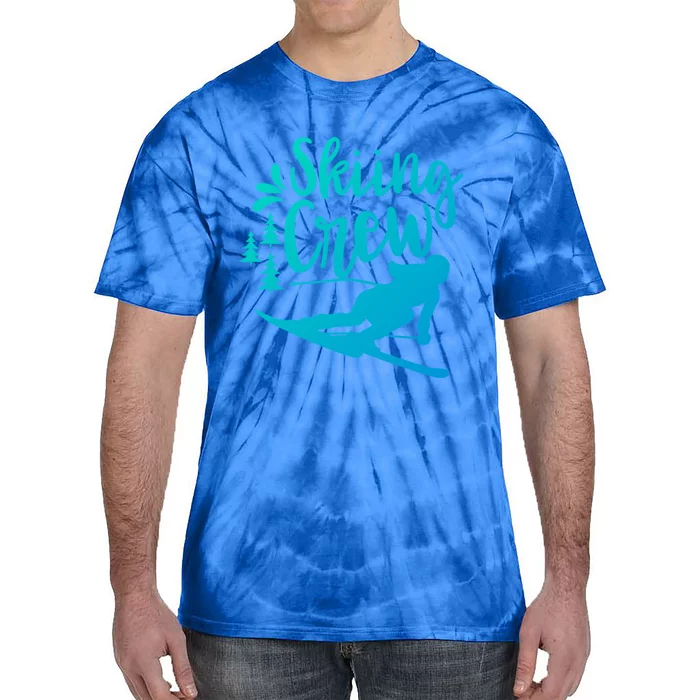 Skiing Crew Ski Winter Sports Skier Skiers Cute Gift Tie-Dye T-Shirt