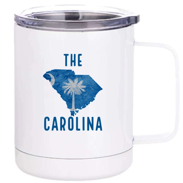 South Carolina Front & Back 12oz Stainless Steel Tumbler Cup