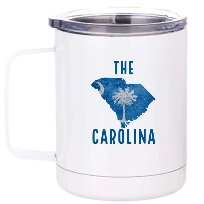 South Carolina Front & Back 12oz Stainless Steel Tumbler Cup