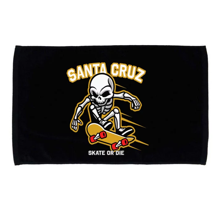 Santa Cruz Skateboard Retro Vintage Street Wear Skull Microfiber Hand Towel