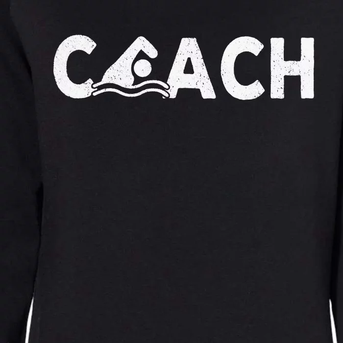 Swim Coach Swimming Coach Swim Teacher Swimmer Retro Womens California Wash Sweatshirt