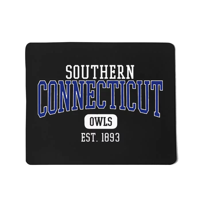 S.O.U.T.H.E.R.N .C.O.N.N.E.C.T.I.C.U.T State Owls Est. Date Mousepad