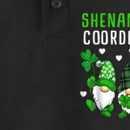 Shenanigans Coordinator St Patricks Day Gnomes Green Proud Dry Zone Grid Performance Polo