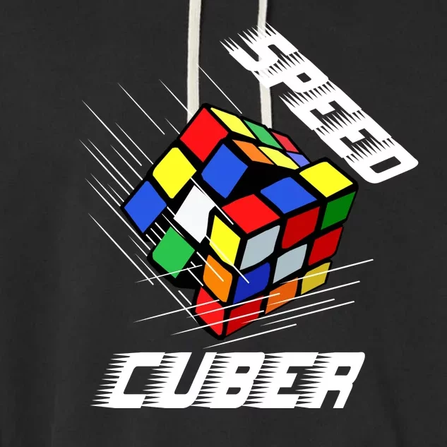 Speed Cuber Garment-Dyed Fleece Hoodie