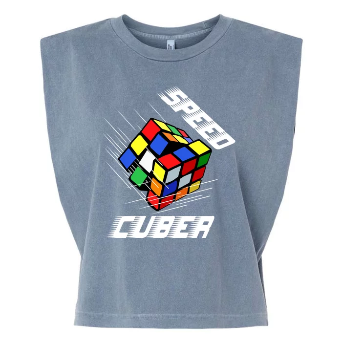 Speed Cuber Garment-Dyed Women's Muscle Tee