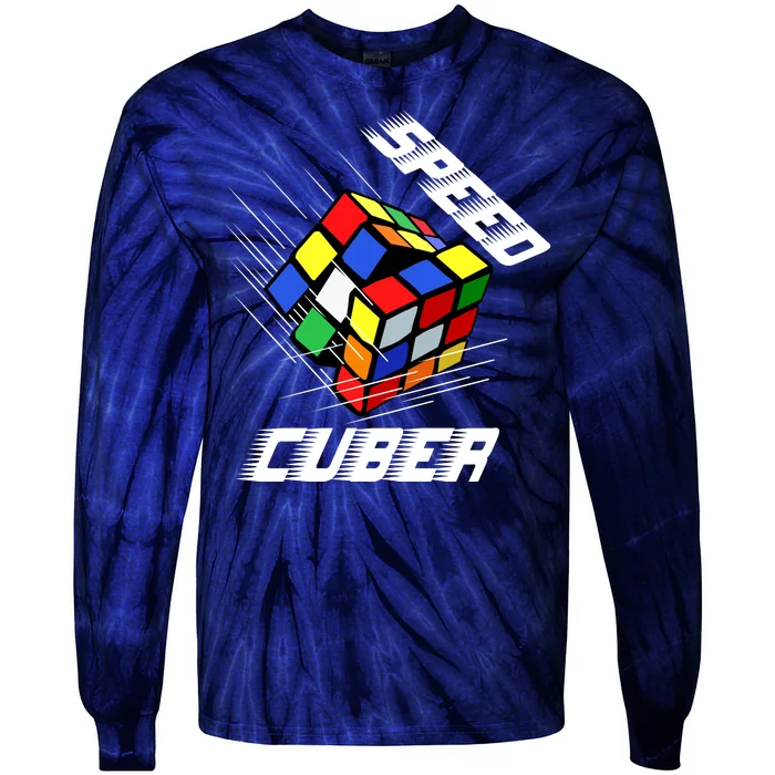 Speed Cuber Tie-Dye Long Sleeve Shirt