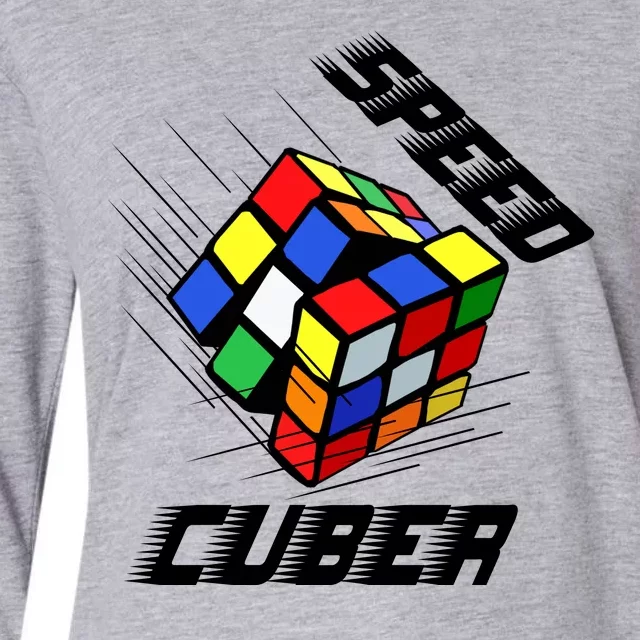 Speed Cuber Womens Cotton Relaxed Long Sleeve T-Shirt