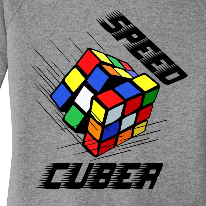 Speed Cuber Women's Perfect Tri Tunic Long Sleeve Shirt