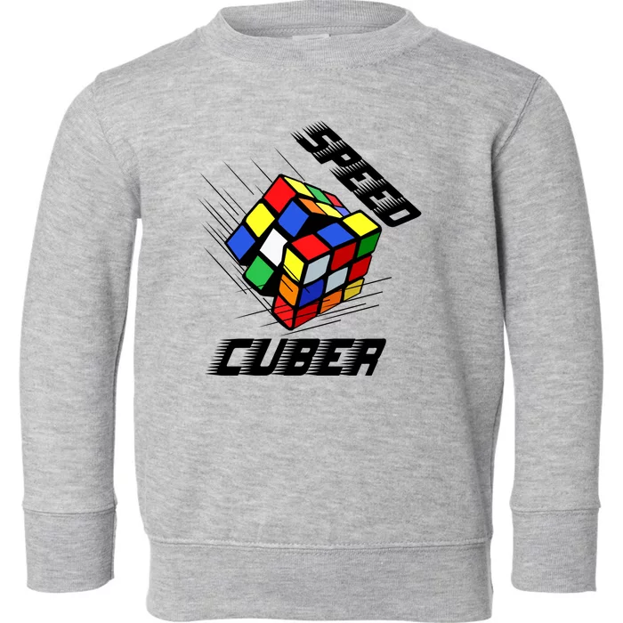 Speed Cuber Toddler Sweatshirt