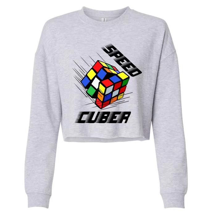 Speed Cuber Cropped Pullover Crew