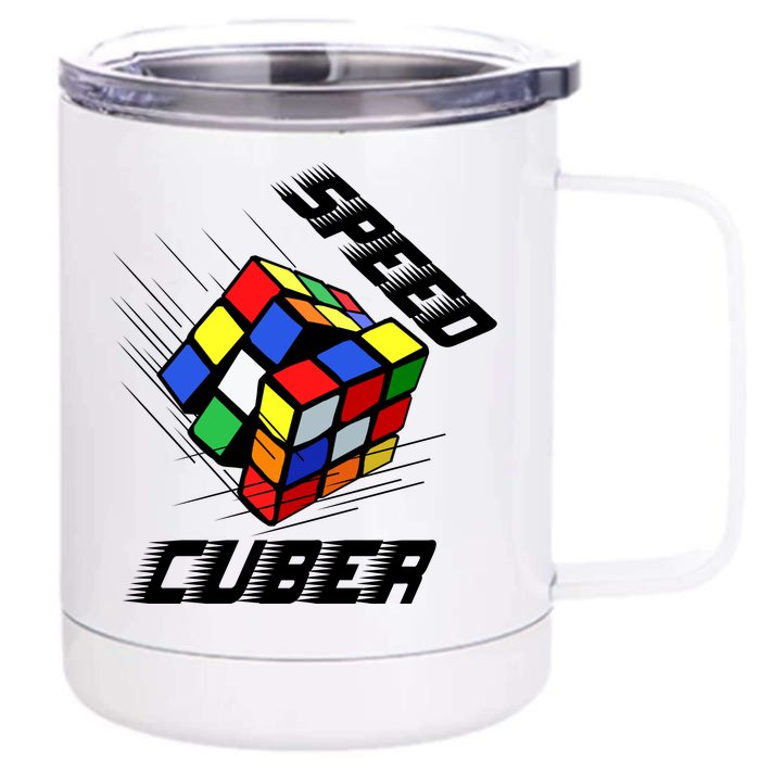 Speed Cuber Front & Back 12oz Stainless Steel Tumbler Cup