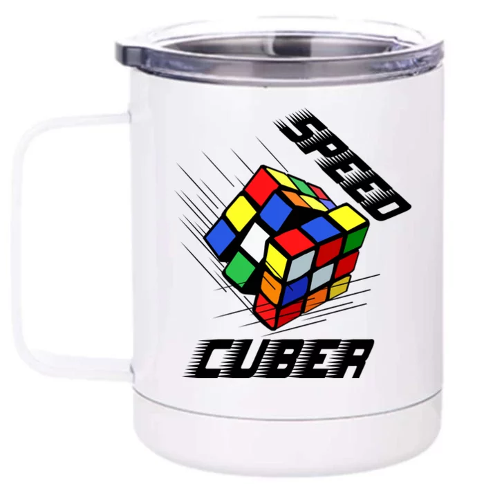 Speed Cuber Front & Back 12oz Stainless Steel Tumbler Cup