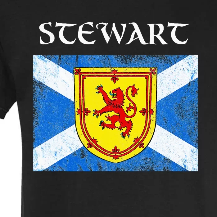 Stewart Clan Scottish Name Scotland Flag Garment-Dyed Heavyweight T-Shirt