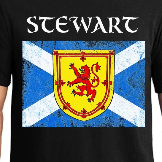 Stewart Clan Scottish Name Scotland Flag Pajama Set