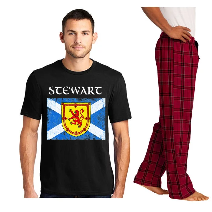 Stewart Clan Scottish Name Scotland Flag Pajama Set