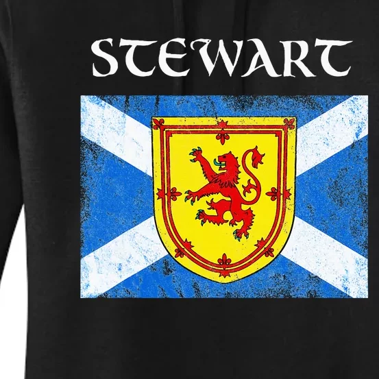 Stewart Clan Scottish Name Scotland Flag Women's Pullover Hoodie