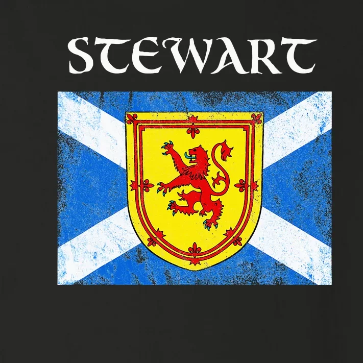 Stewart Clan Scottish Name Scotland Flag Toddler Long Sleeve Shirt