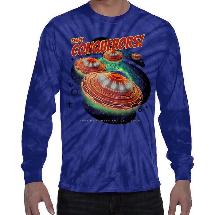 Space Conquerors Tie-Dye Long Sleeve Shirt