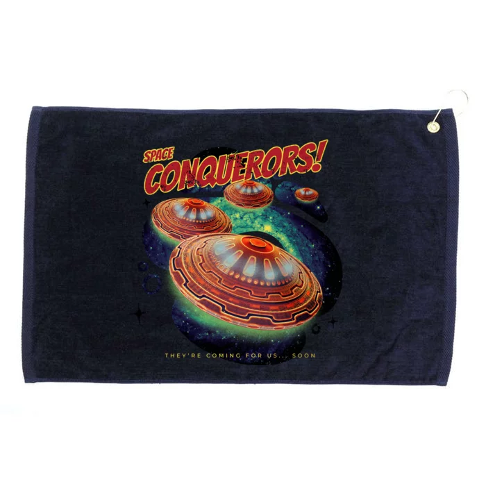 Space Conquerors Grommeted Golf Towel