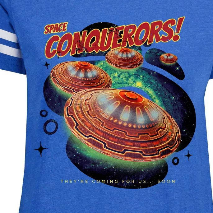 Space Conquerors Enza Ladies Jersey Football T-Shirt