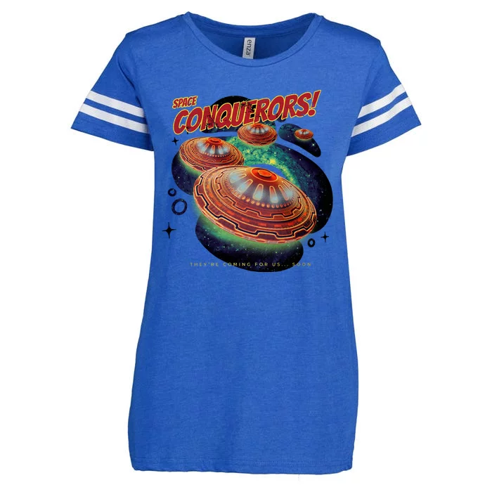 Space Conquerors Enza Ladies Jersey Football T-Shirt