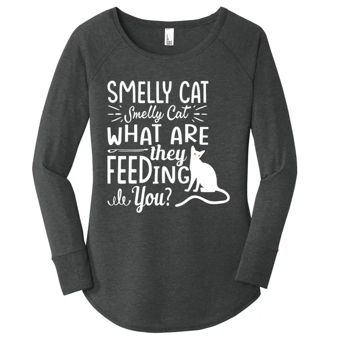 Smelly Cat Women's Perfect Tri Tunic Long Sleeve Shirt