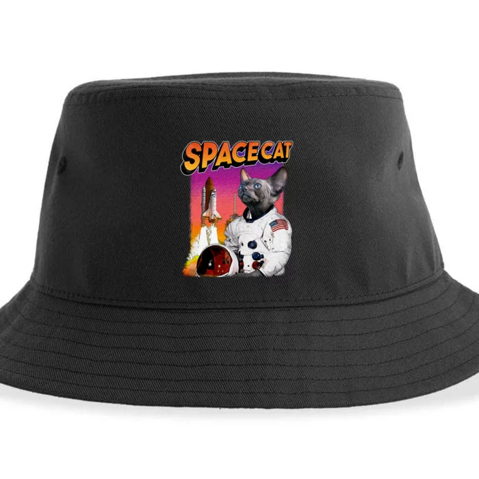 Space Cat Sustainable Bucket Hat