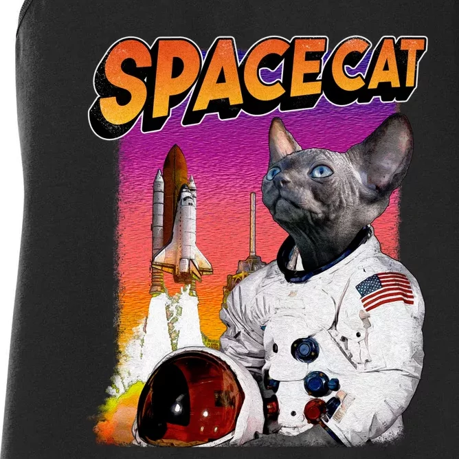 Space Cat Women's Racerback Tank