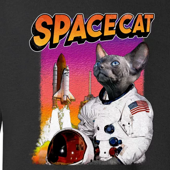 Space Cat Toddler Sweatshirt