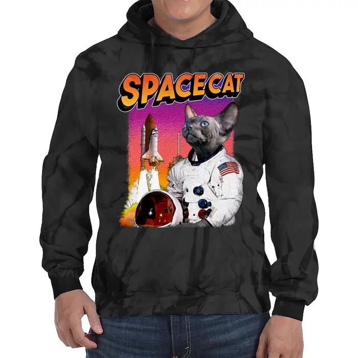 Space Cat Tie Dye Hoodie