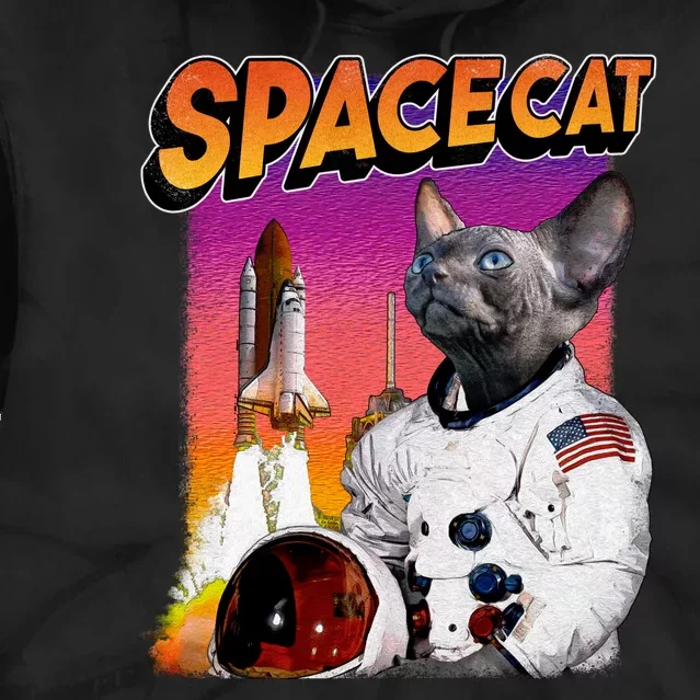 Space Cat Tie Dye Hoodie