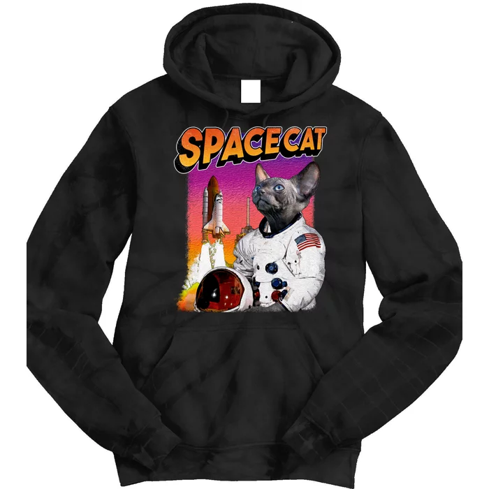 Space Cat Tie Dye Hoodie