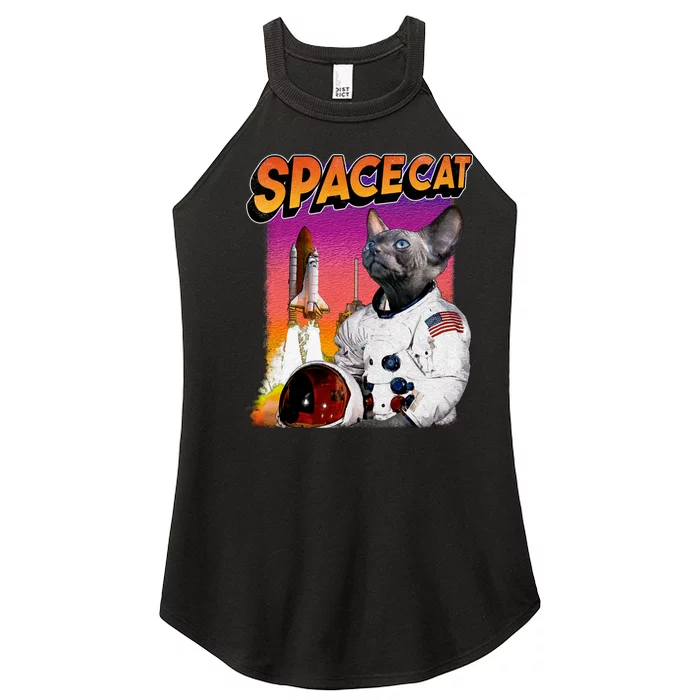 Space Cat Women’s Perfect Tri Rocker Tank