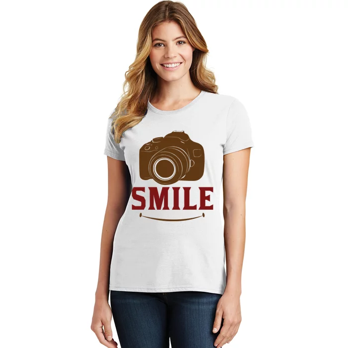 Smile Camera Women's T-Shirt