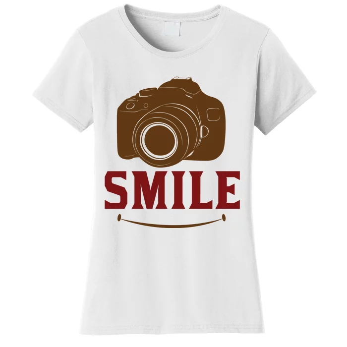 Smile Camera Women's T-Shirt