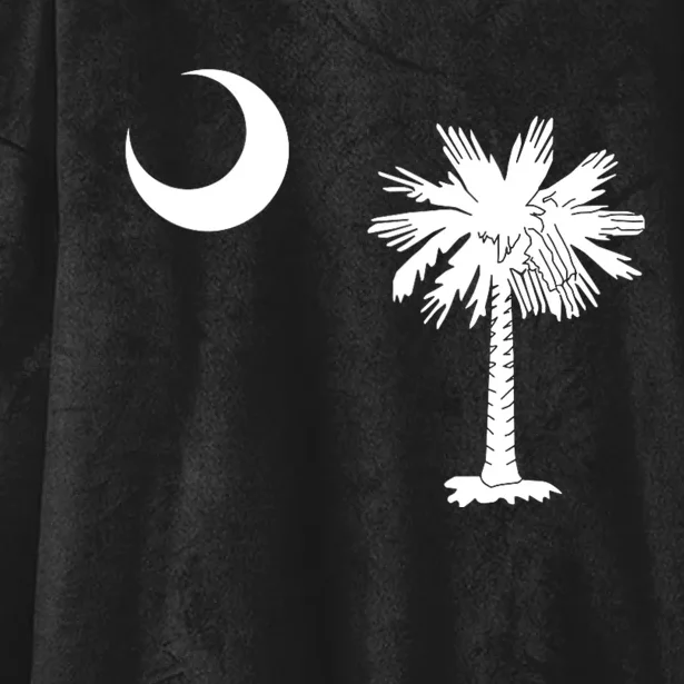 South Carolina State Flag Palmetto Moon Sc Pride Hooded Wearable Blanket