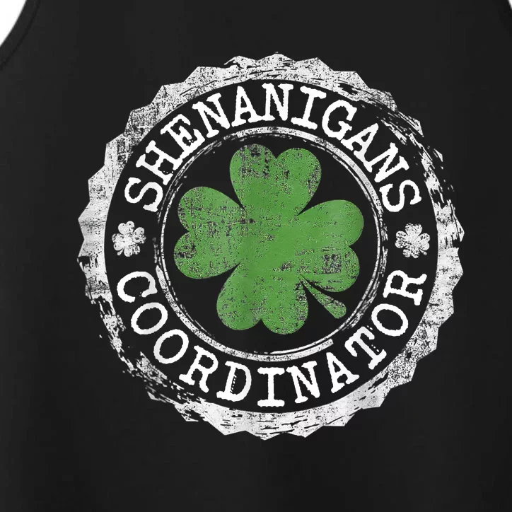 Shenanigans Coordinator Shamrock St. Patrick's Day Performance Tank