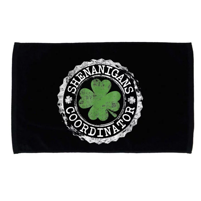 Shenanigans Coordinator Shamrock St. Patrick's Day Microfiber Hand Towel