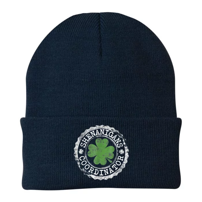 Shenanigans Coordinator Shamrock St. Patrick's Day Knit Cap Winter Beanie