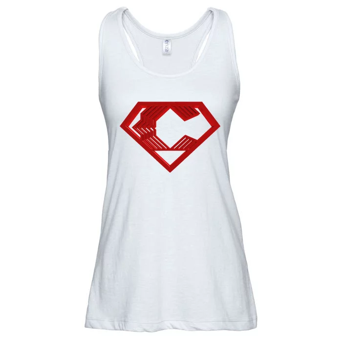 Super Cincyr Ladies Essential Flowy Tank