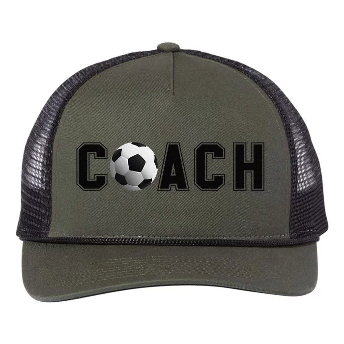 Soccer Coach Retro Rope Trucker Hat Cap