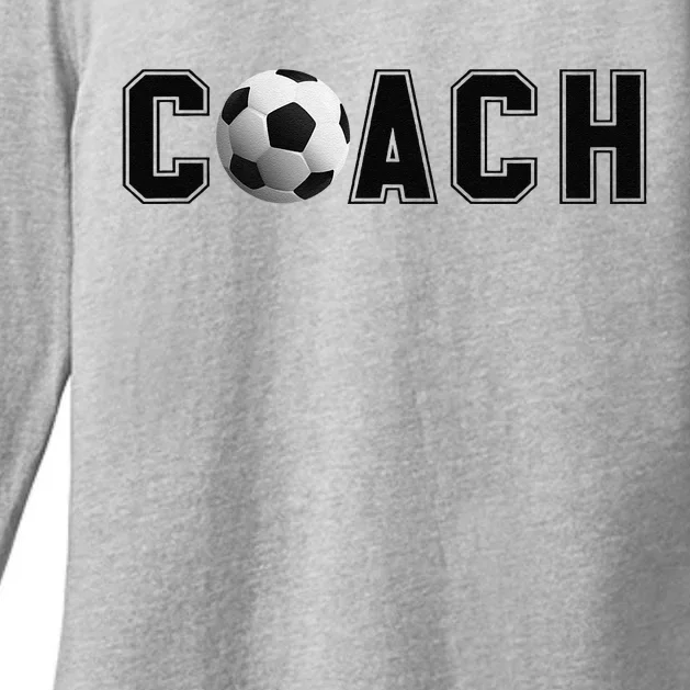 Soccer Coach Womens CVC Long Sleeve Shirt