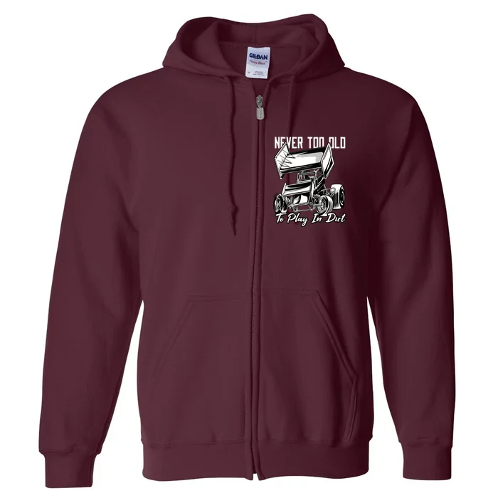 Sprint Car Full Zip Hoodie