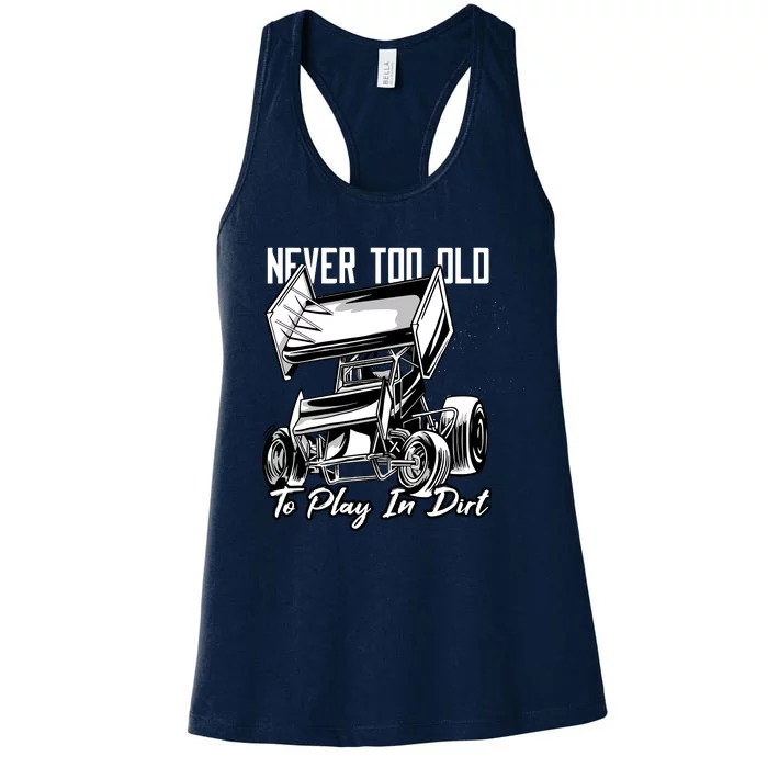 Sprint Car Women's Racerback Tank