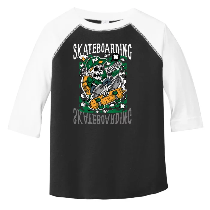 Santa Cruz Skateboarding Skull Skateboard Street Wear Toddler Fine Jersey T-Shirt