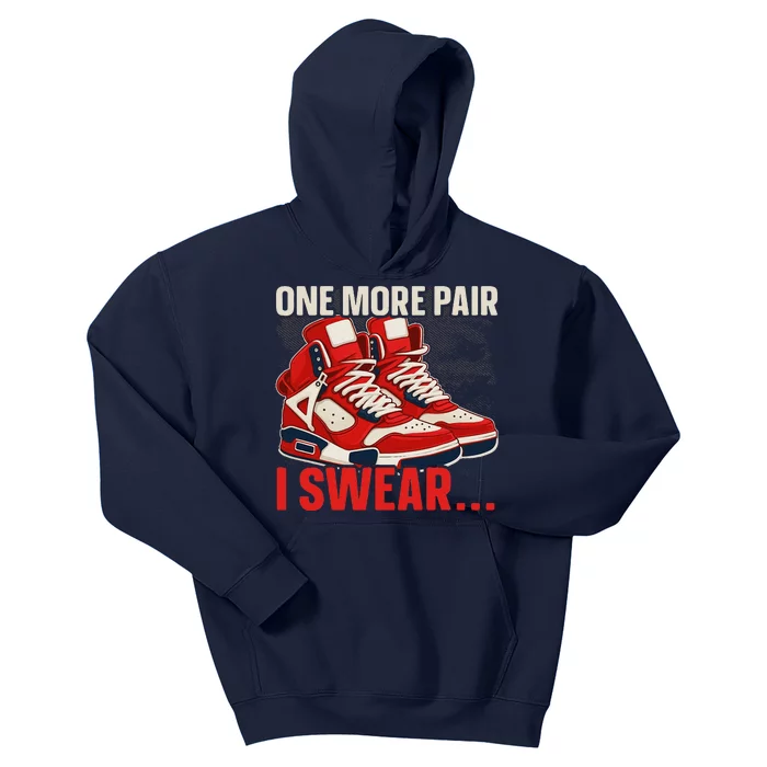 Shoe Collector Sneakerhead Shoe Lover I Love Sneakers Kids Hoodie