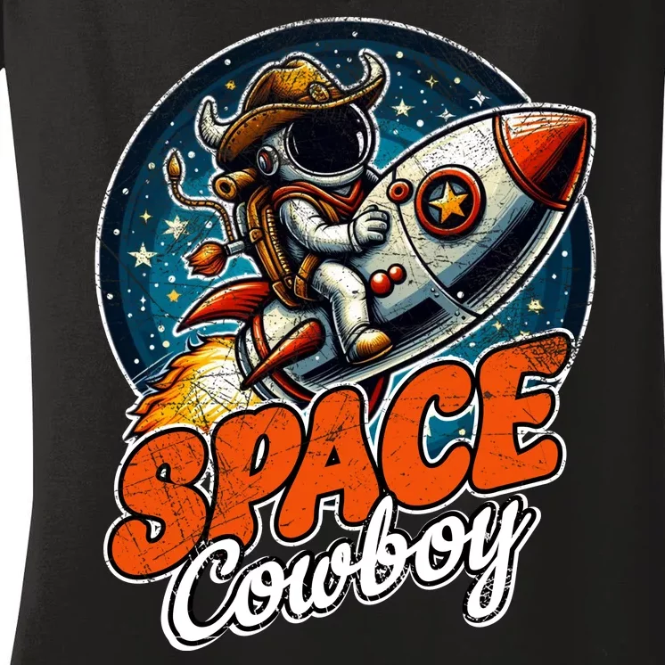 Space Cowboy Women's V-Neck T-Shirt