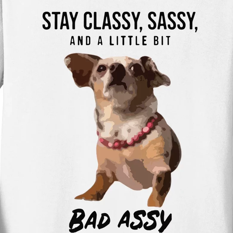 Stay Classy Kids Long Sleeve Shirt